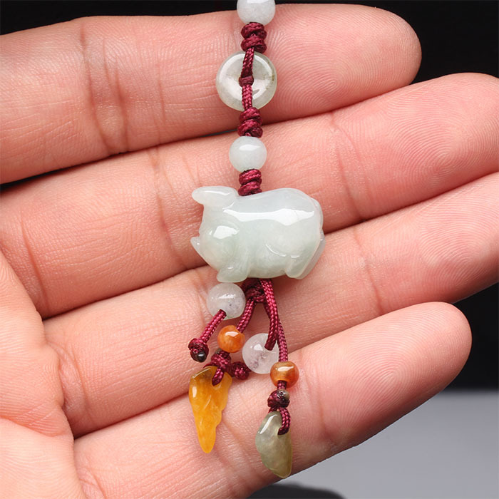 【雅紅珠寶】祝你事業有成翡翠玉墜-吊飾/項鍊-C0019