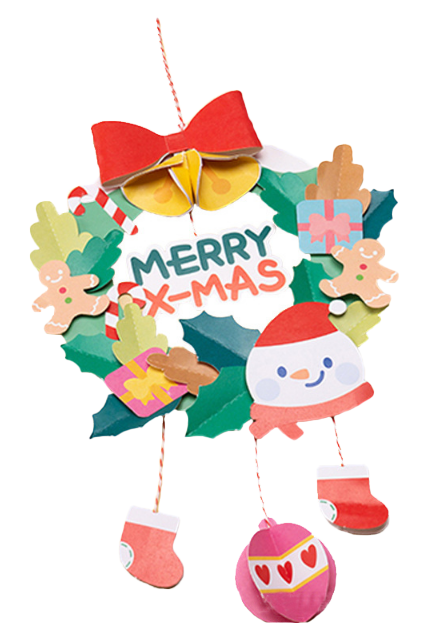 聖誕節diy韓式花環製作材料包 M399