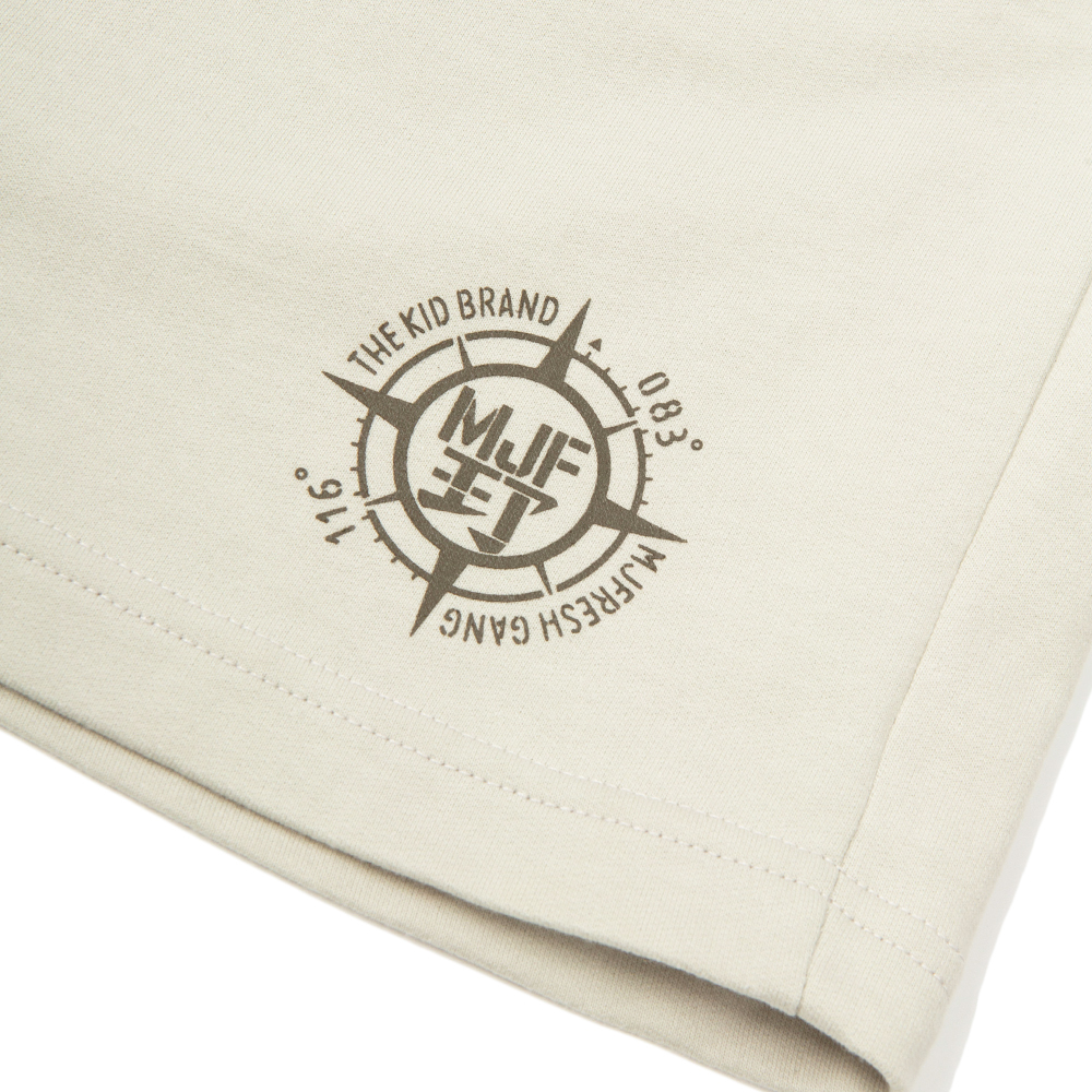 MJ Fresh x KID ® Compass Shorts _ 2022聯名指南針短褲 米
