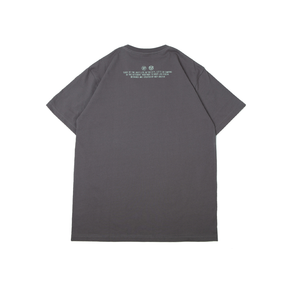MJ Fresh x KID ® Compass T-shirt _ 2022聯名指南針短T 深灰