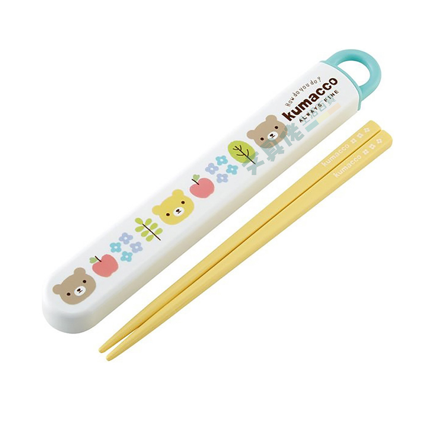 【外出食飯必備】日本製Skater 小熊 抗菌筷子套裝