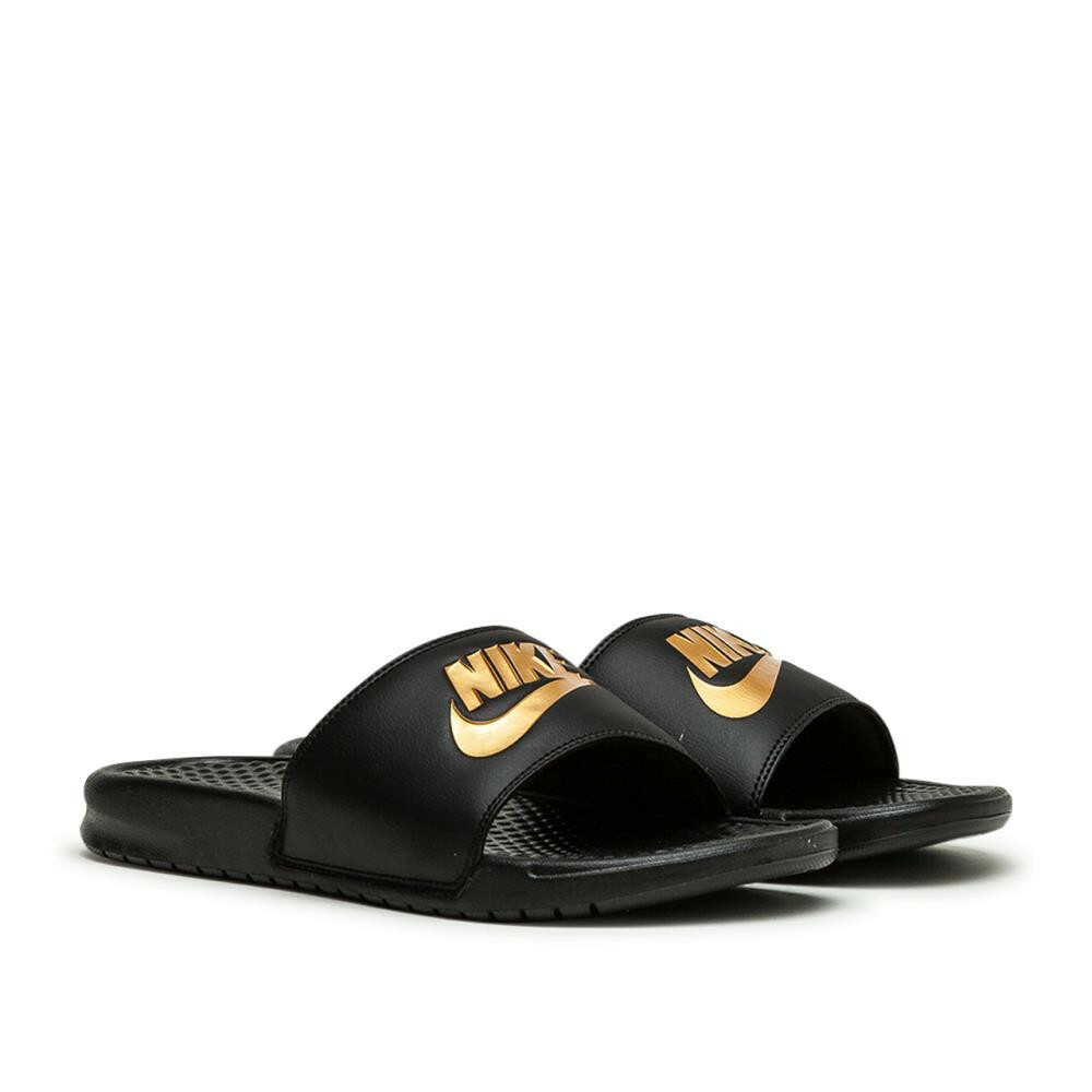 NIKE BENASSI JDI 拖鞋 春夏 海灘 休閒 343880-016 男  黑金