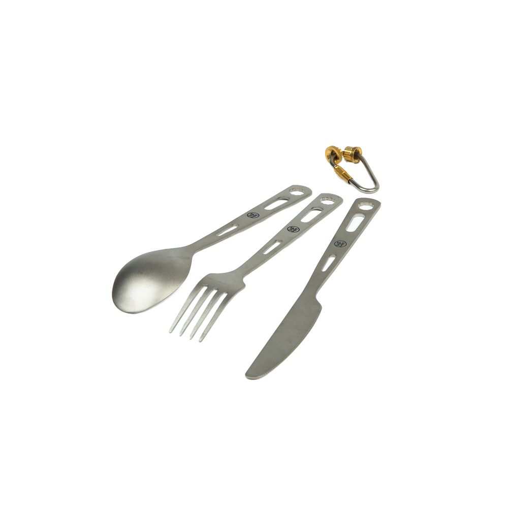 MJ Fresh x KID ® Keith Tableware _ 2022聯名純鈦刀叉湯匙三件餐具組