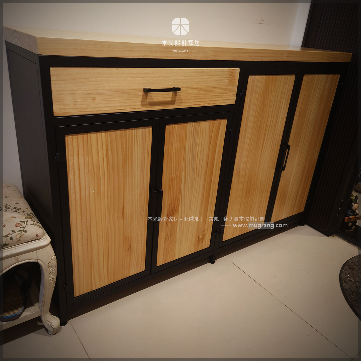 木光提供各式風格層架/櫃款及電視收納櫃  可以依家裡需求量身打造尺寸及樣式