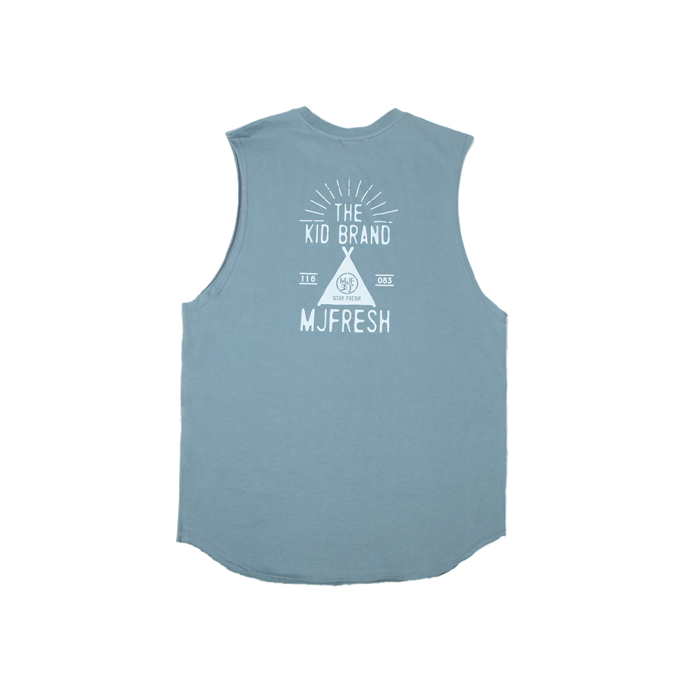 MJ Fresh x KID ® Camping Tent Top _ 2022聯名帳篷背心 藍