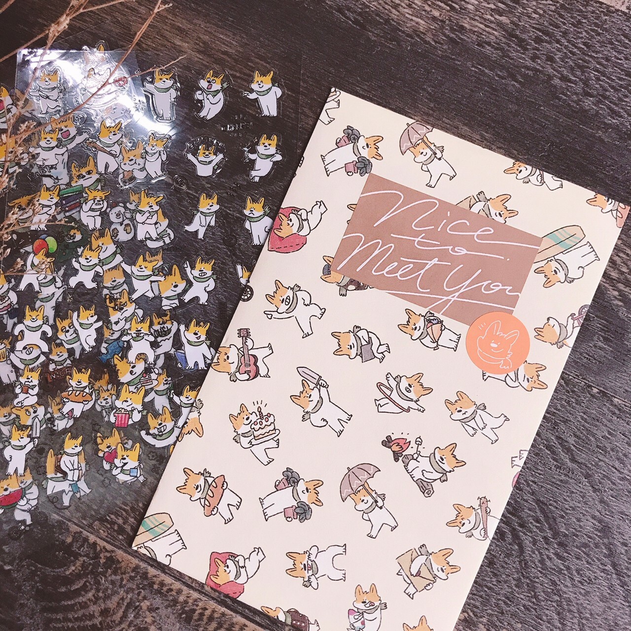 OURS | Nice to Meet You 狗勾小貼紙包