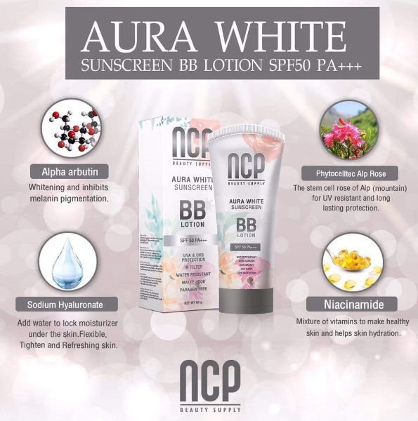 泰國直送 網紅推介!!  NCP BB 乳液 SPF50 PA+++ 80ml