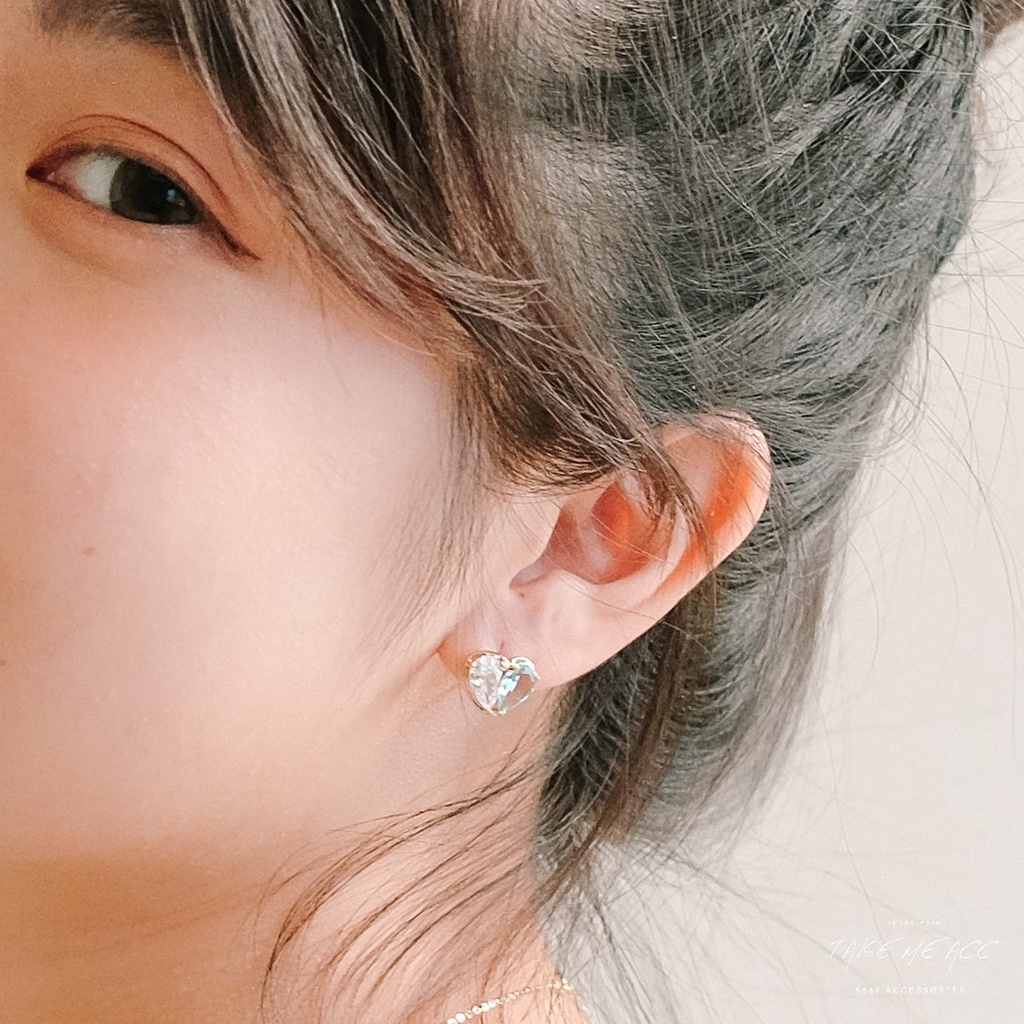 燦爛心語｜純銀針耳環