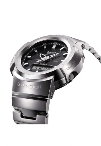 Casio G-Shock AWM-500D-1A 太陽能 電波 全金屬 手錶 (香港行貨)