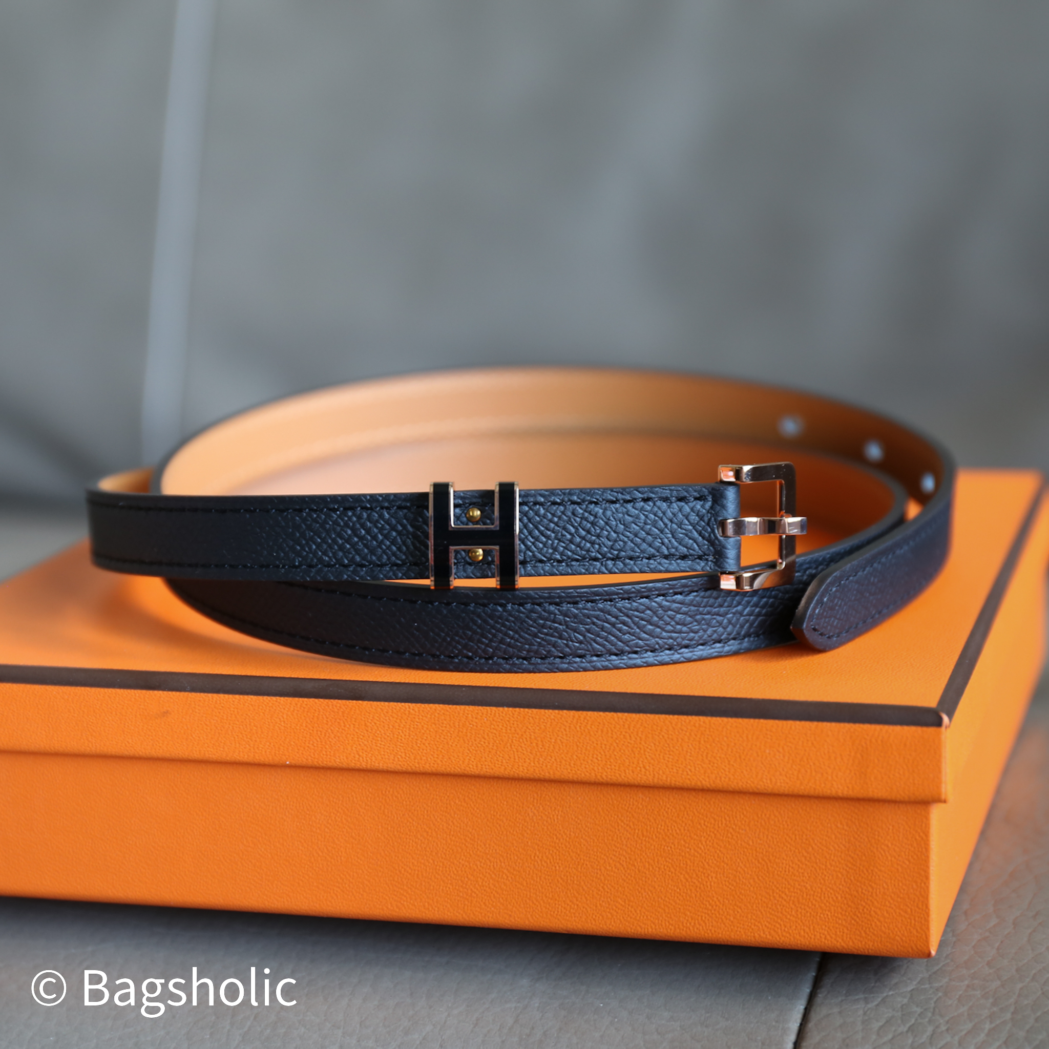 Hermès Pop H Belt (Black PHW)
