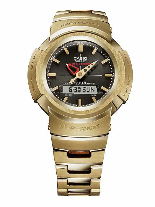 G-Shock AWM-500GD-9A 太陽能 電波 全金屬 手錶 (香港行貨)