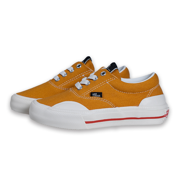 odd CIRKUS -  SEESAW CVO PRO KID 生膠帆布鞋 黃