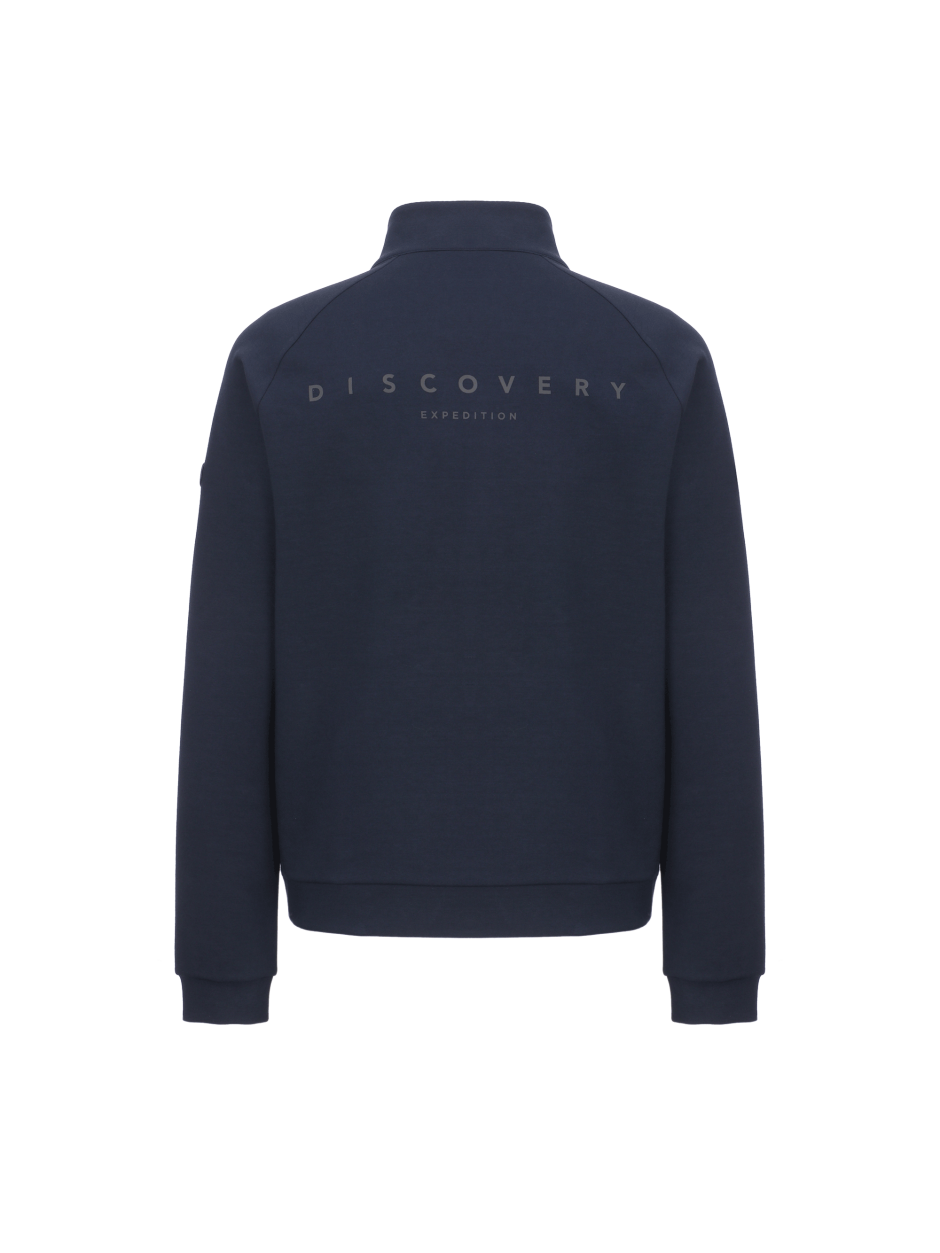 Discovery 棉質 高領 夾克 外套 舒適 深藍色 男