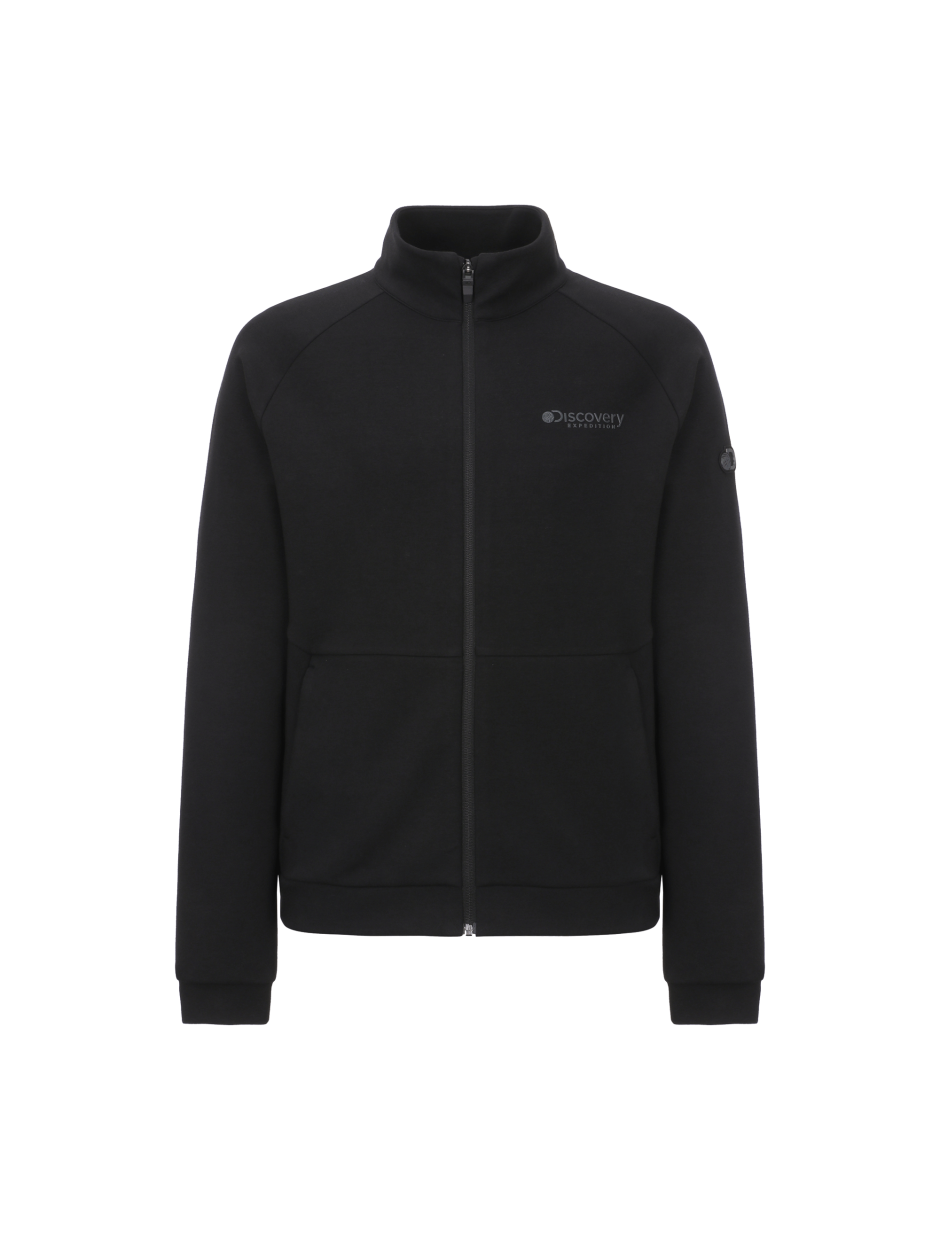 Discovery 棉質 高領 夾克 外套 舒適 黑色 男