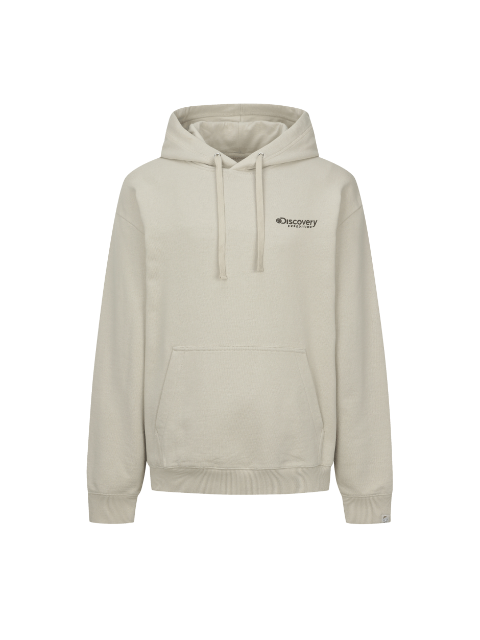 Discovery Deckerman 背面圖案 口袋帽T 卡其色 男