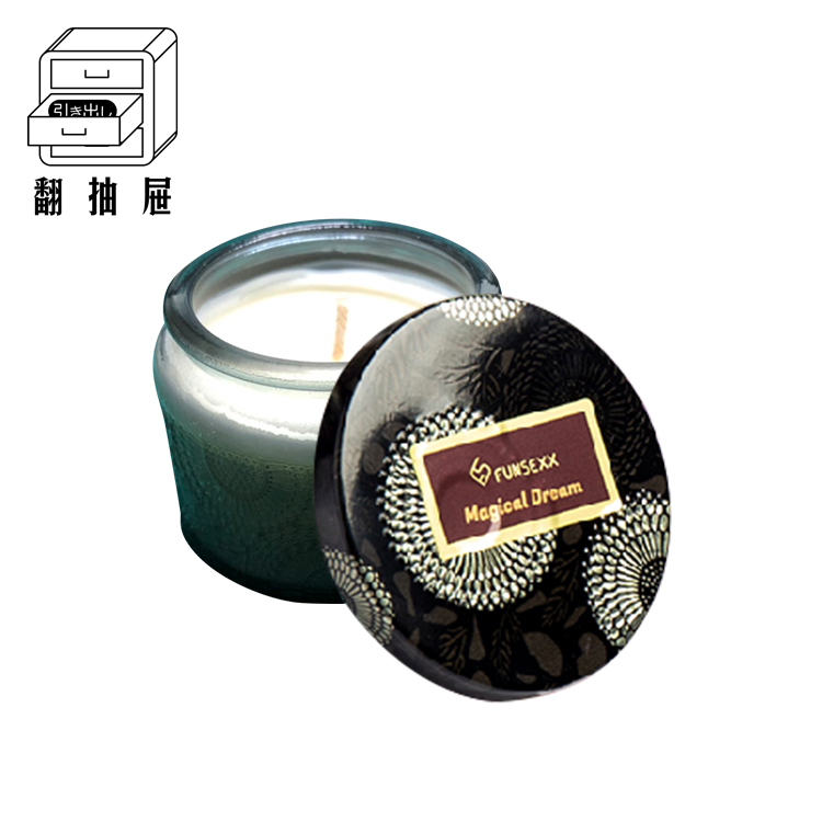 翻抽屜|療癒大麻精油按摩蠟燭-薰衣草味