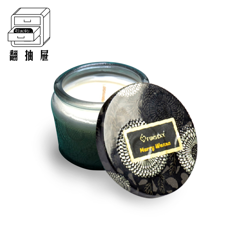 翻抽屜|療癒大麻精油按摩蠟燭-菸草味