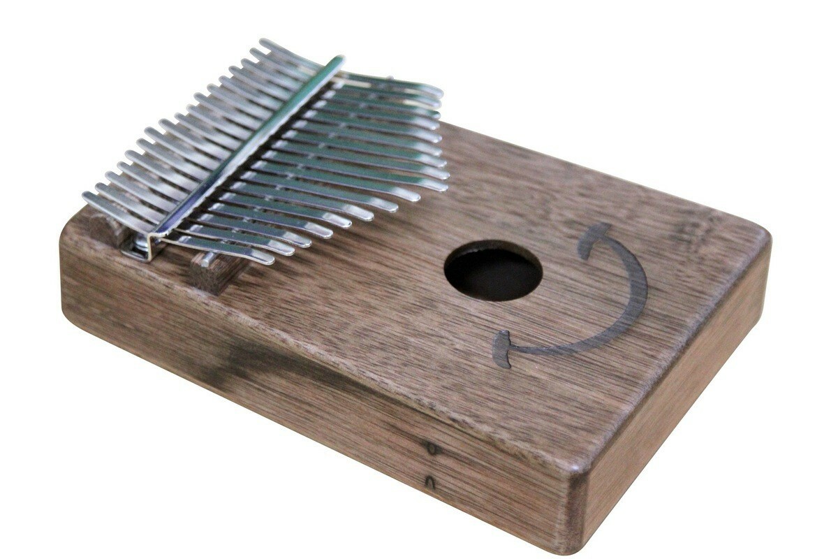 卡林巴拇指琴 微笑17音 烏木單板 消光銀鋼片組 附台灣製軟盒