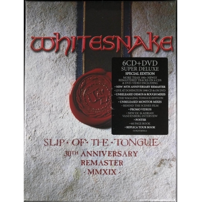 WHITESNAKE-SLIP OF THE TONGUE 30TH REMASTER 6CD+DVD