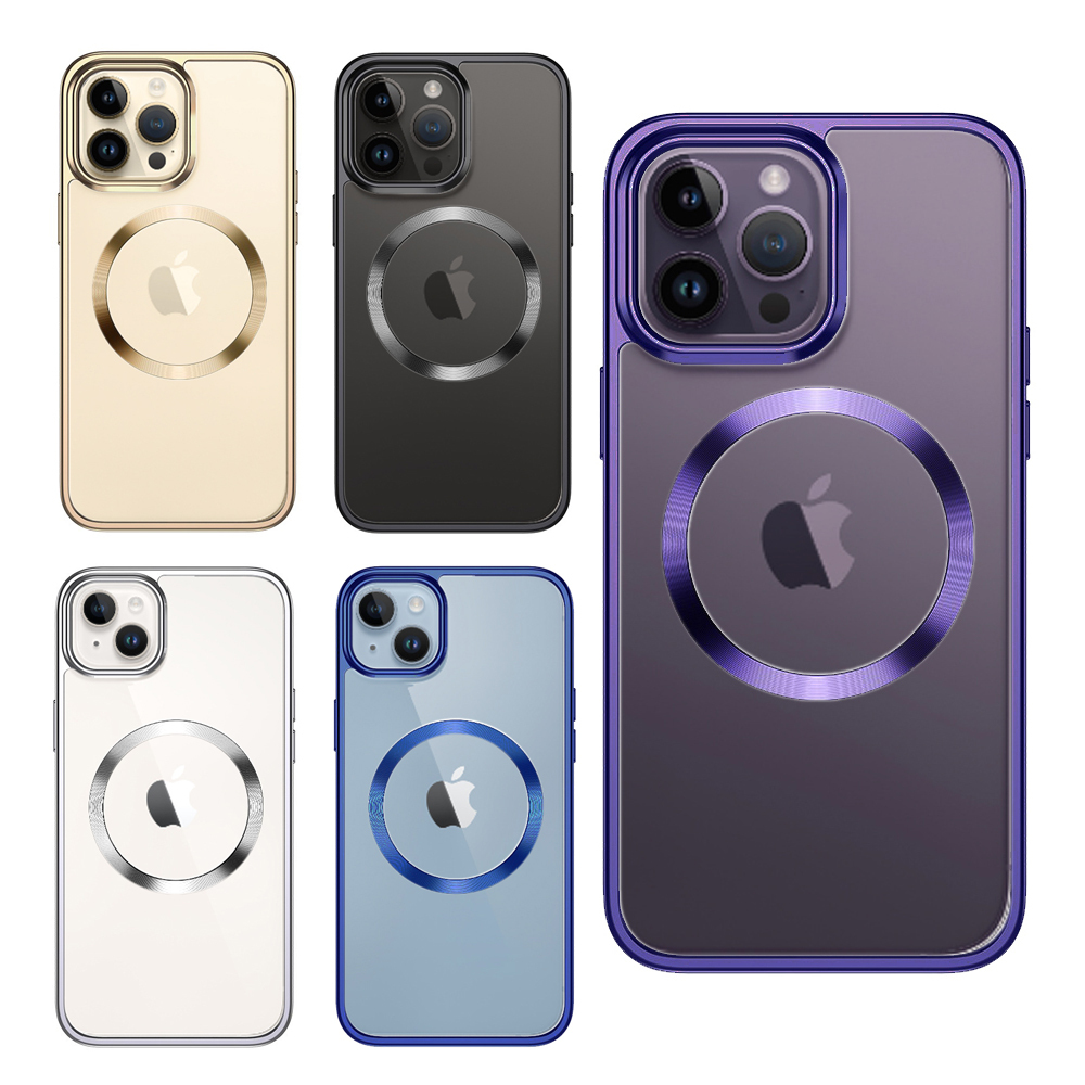 TOTU 拓途 iPhone 13/14/14 Plus/14 Pro/14 Pro Max 磁吸電鍍手機殼防摔殼保護殼 晶品
