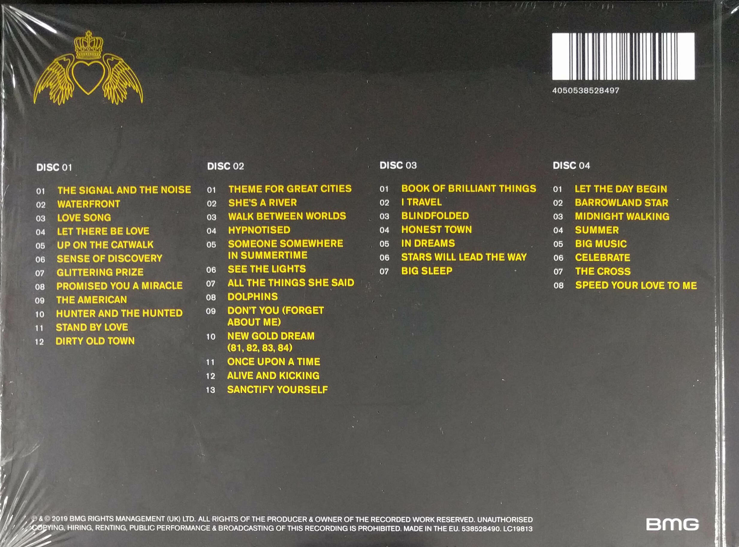 SIMPLY MIND-LIVE IN THE CITY OF ANGELS 4CD