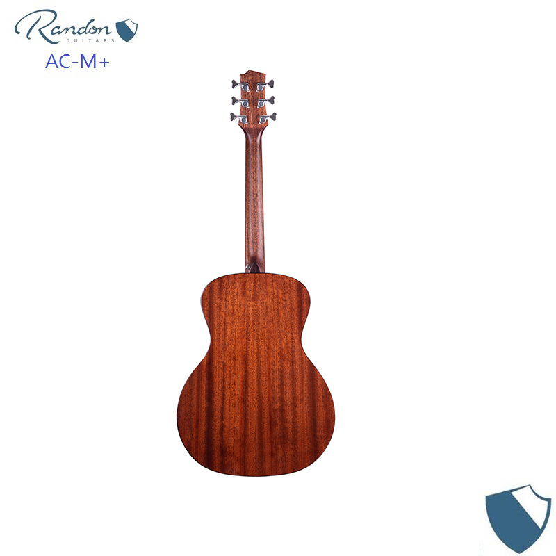 藍盾 Randon AC-M+ 雲杉單板 桃花心木側背 OM桶 木吉他 民謠吉他 附原廠琴袋 第 3 張圖片｜三峽吉他 / Bass