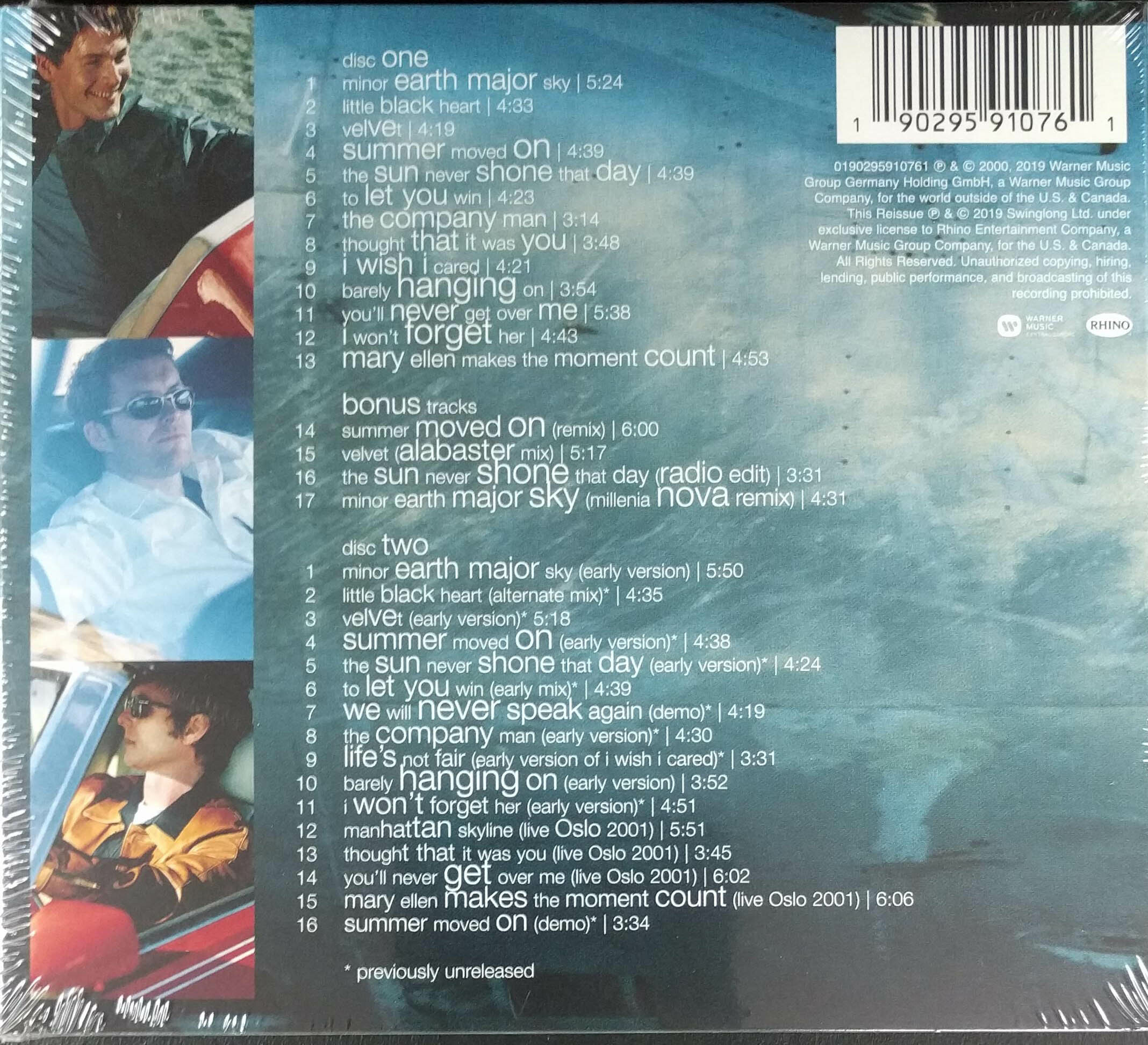 A-HA-MINOR EARTH MAJOR SKY