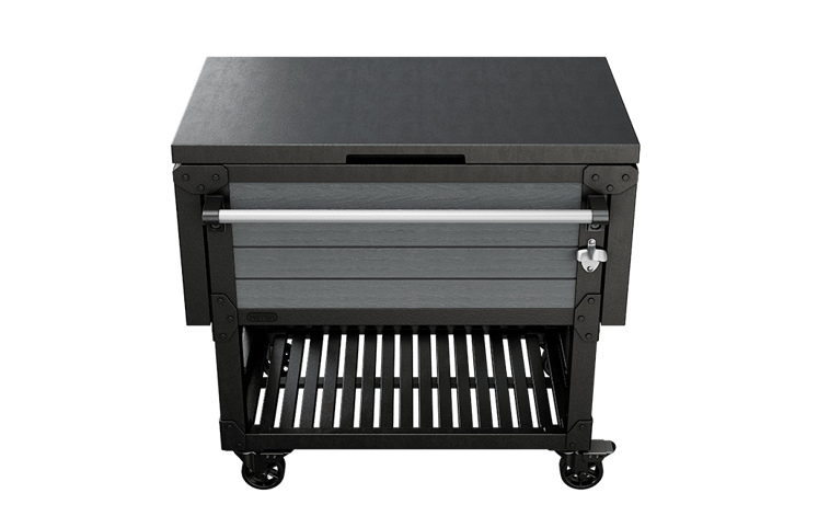 Keter Patio Cooler & Beverage Cart-Graphite - 2622047