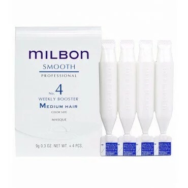 Milbon Smooth Professional 柔順亮澤髮膜 (普通髮質) 9g x 4