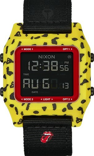 萬年鐘錶 - NIXON 尼克森 滾石樂團限量聯名錶 STAPLE x ROLLING STONES  時尚電子錶 A1358-887  錶徑39MM