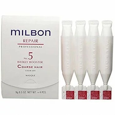 Milbon Repair Professional No.5 修護髮膜 (粗硬髮質) 9g x 4