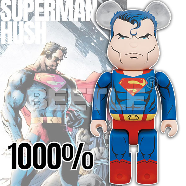 BEETLE BE@RBRICK SUPERMAN 超人BATMAN HUSH VER. 緘默庫柏力克熊