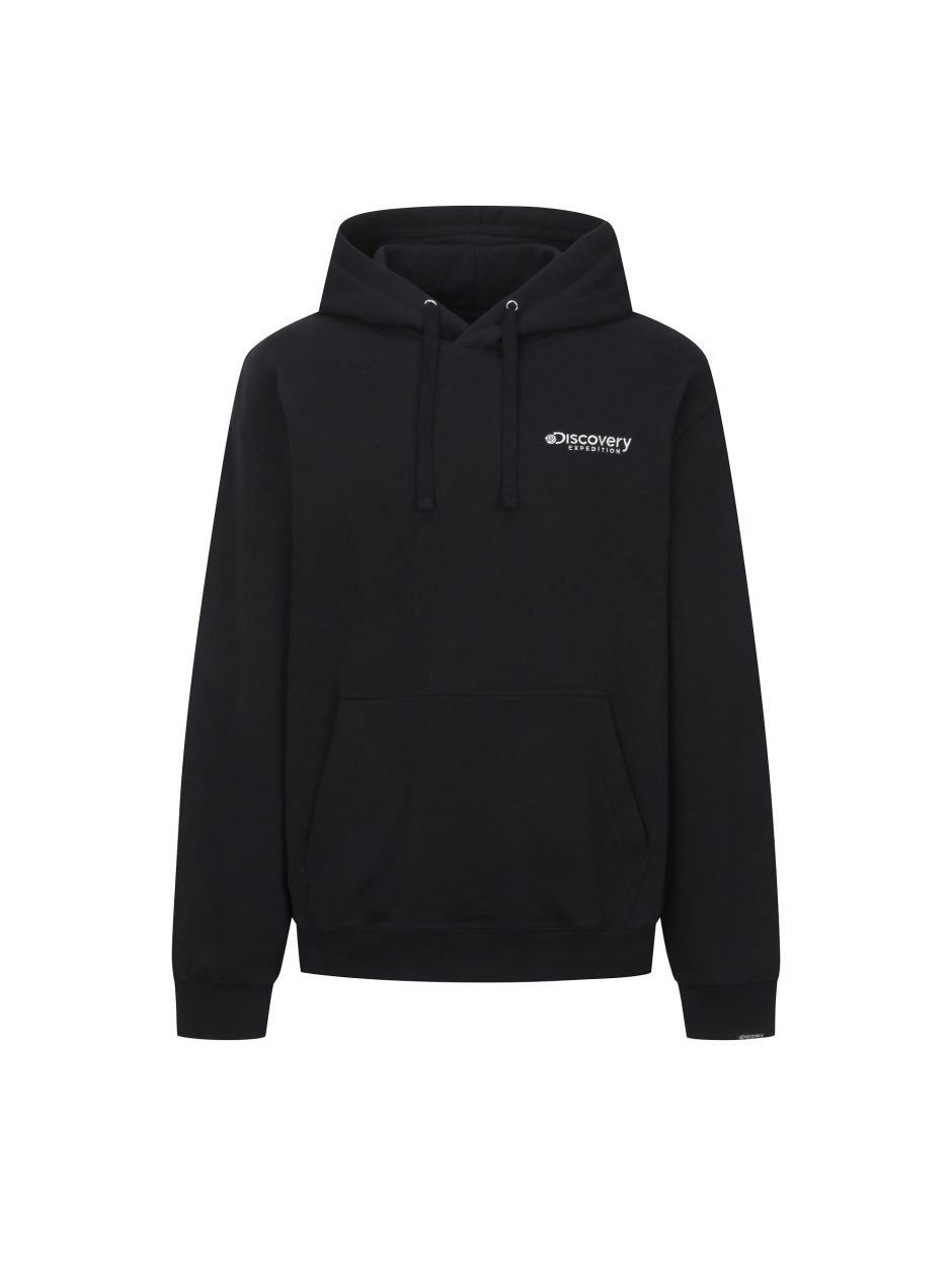 Discovery  Awesome 背面字母 帽T 長袖 黑色 男