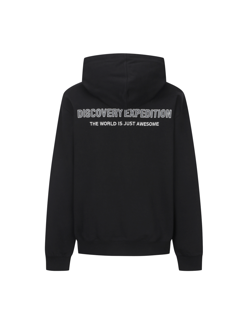 Discovery  Awesome 背面字母 帽T 長袖 黑色 男