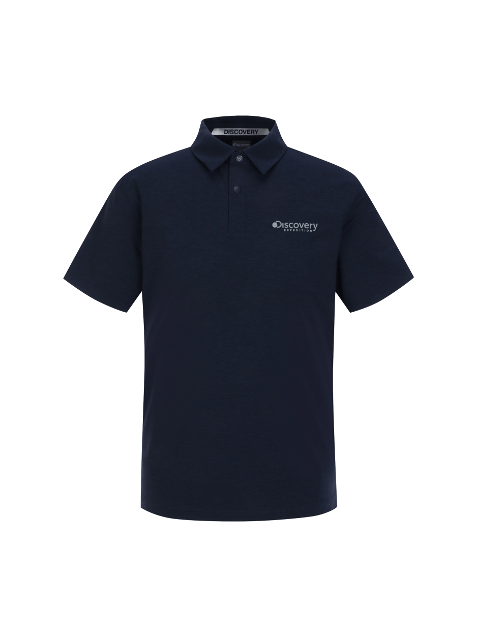 Discovery  Deckerman 立領 T恤 襯衫 POLO衫 短袖 藍色 男