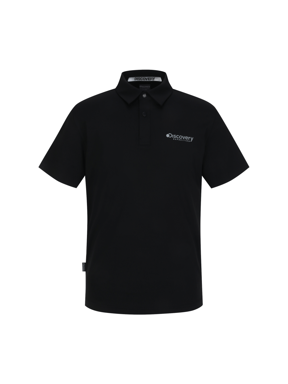 Discovery  Deckerman 立領 T恤 襯衫 POLO衫 短袖 黑色 男