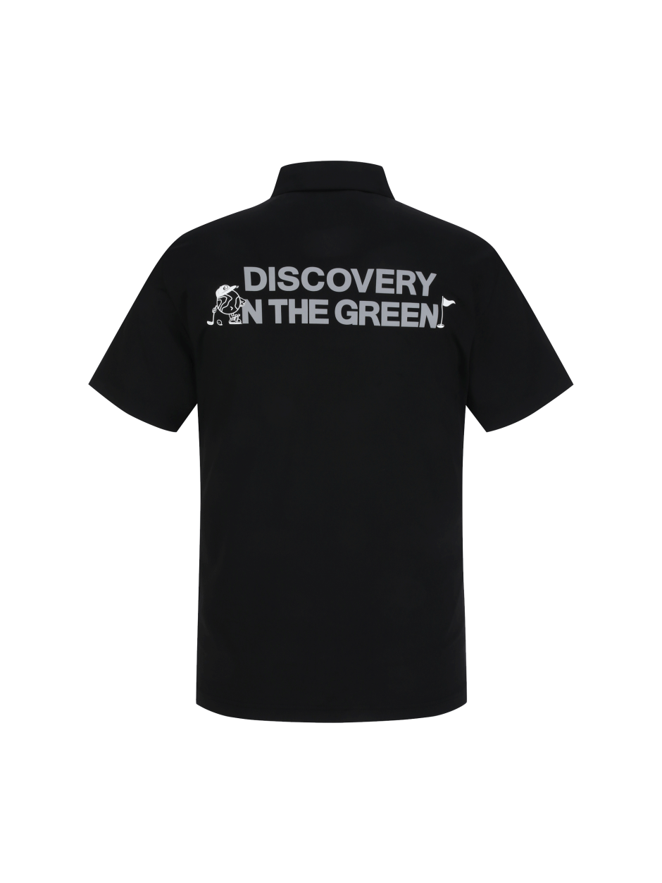 Discovery  Deckerman 立領 T恤 襯衫 POLO衫 短袖 黑色 男