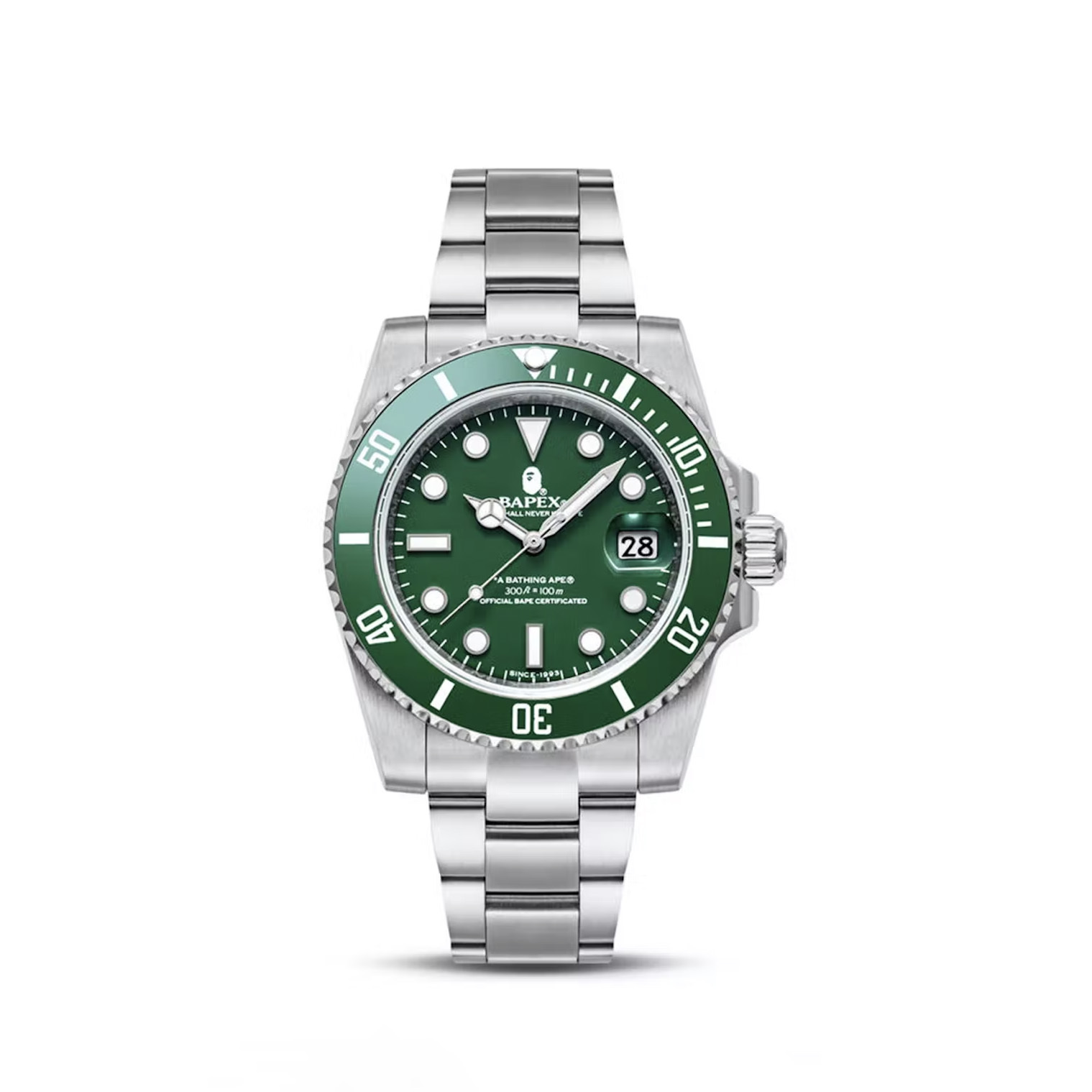 -(C014)-A BATHING APE BAPEX TYPE 1 夜光塗層 SAX/GREEN