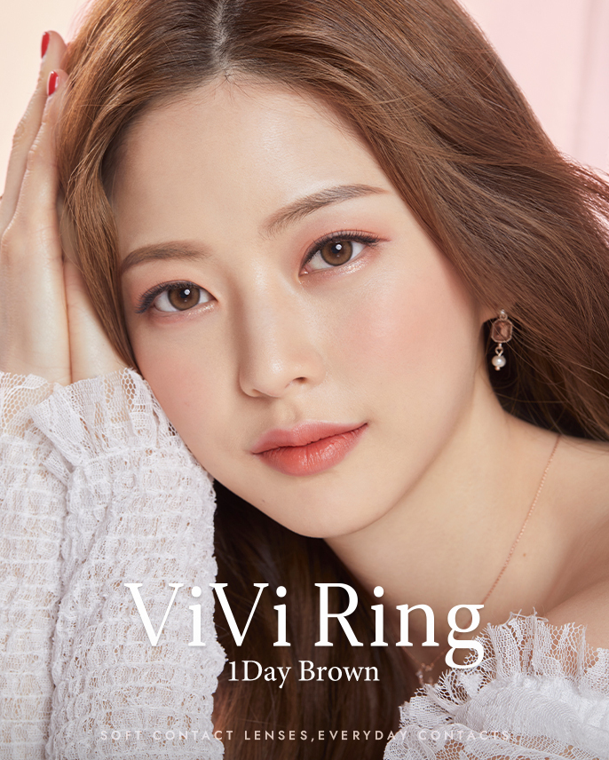 [23/02 - 06/03] OLENS ViVi Ring BROWN One Day Soft Contact Lens [20P]