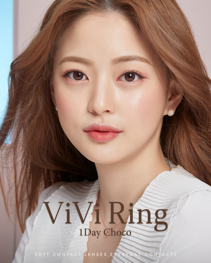 [23/02 - 06/03] OLENS ViVi Ring CHOCO One Day Soft Contact Lens [20P]
