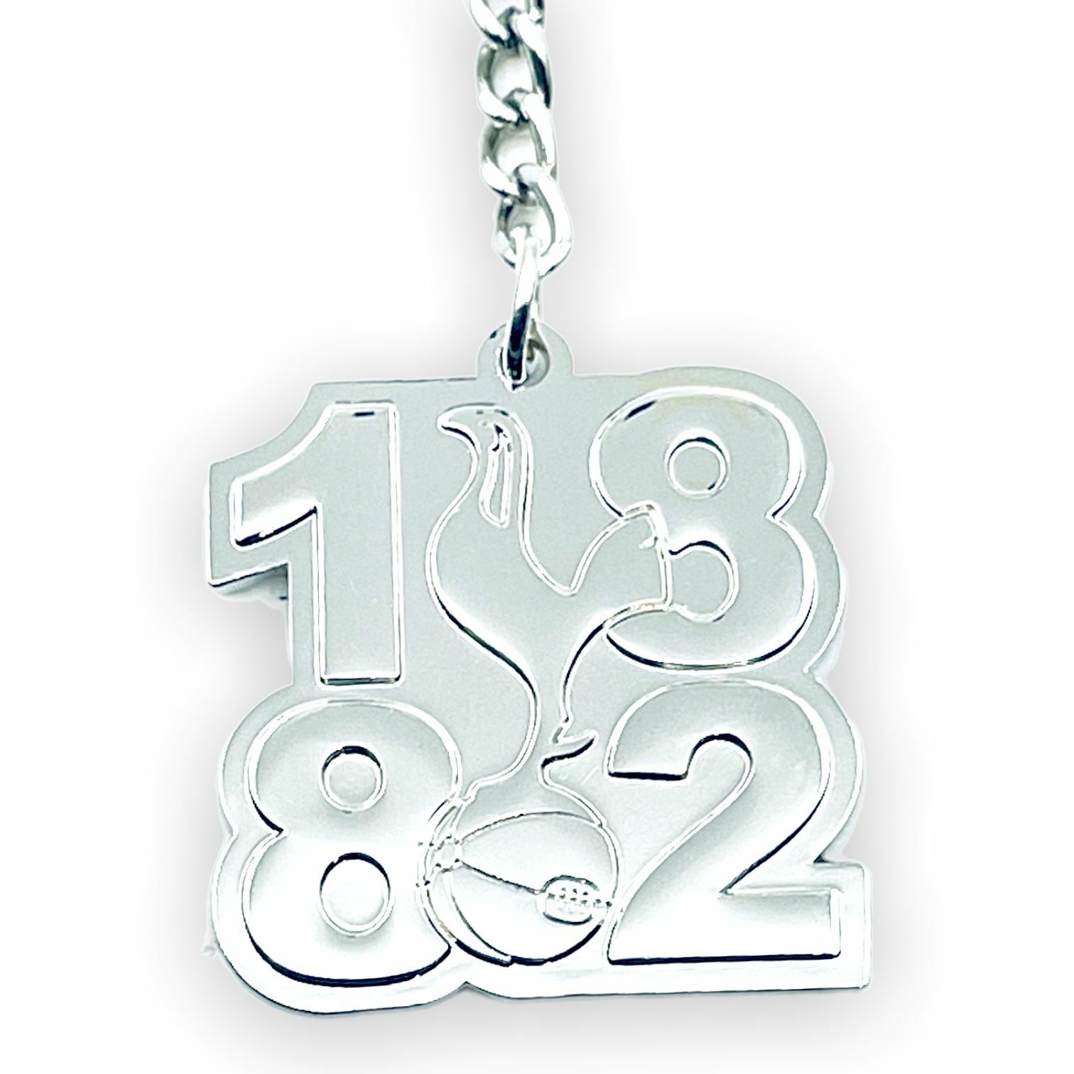 熱刺銀色1882鎖匙扣