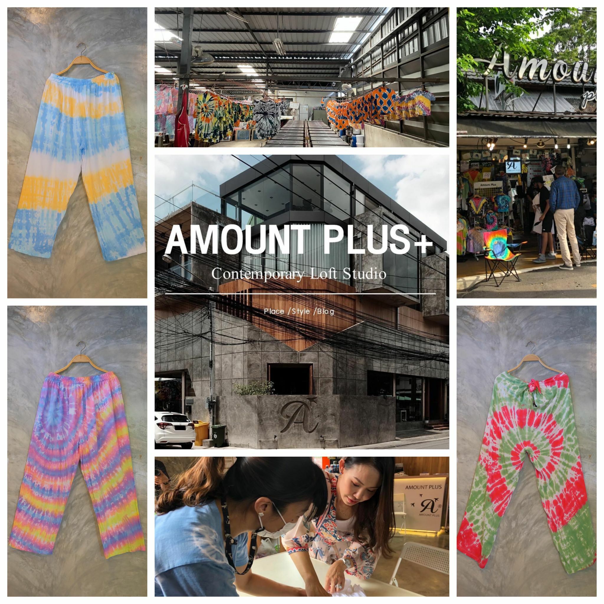 泰國直送 曼谷紮染專家 Amount Plus +紮染褲