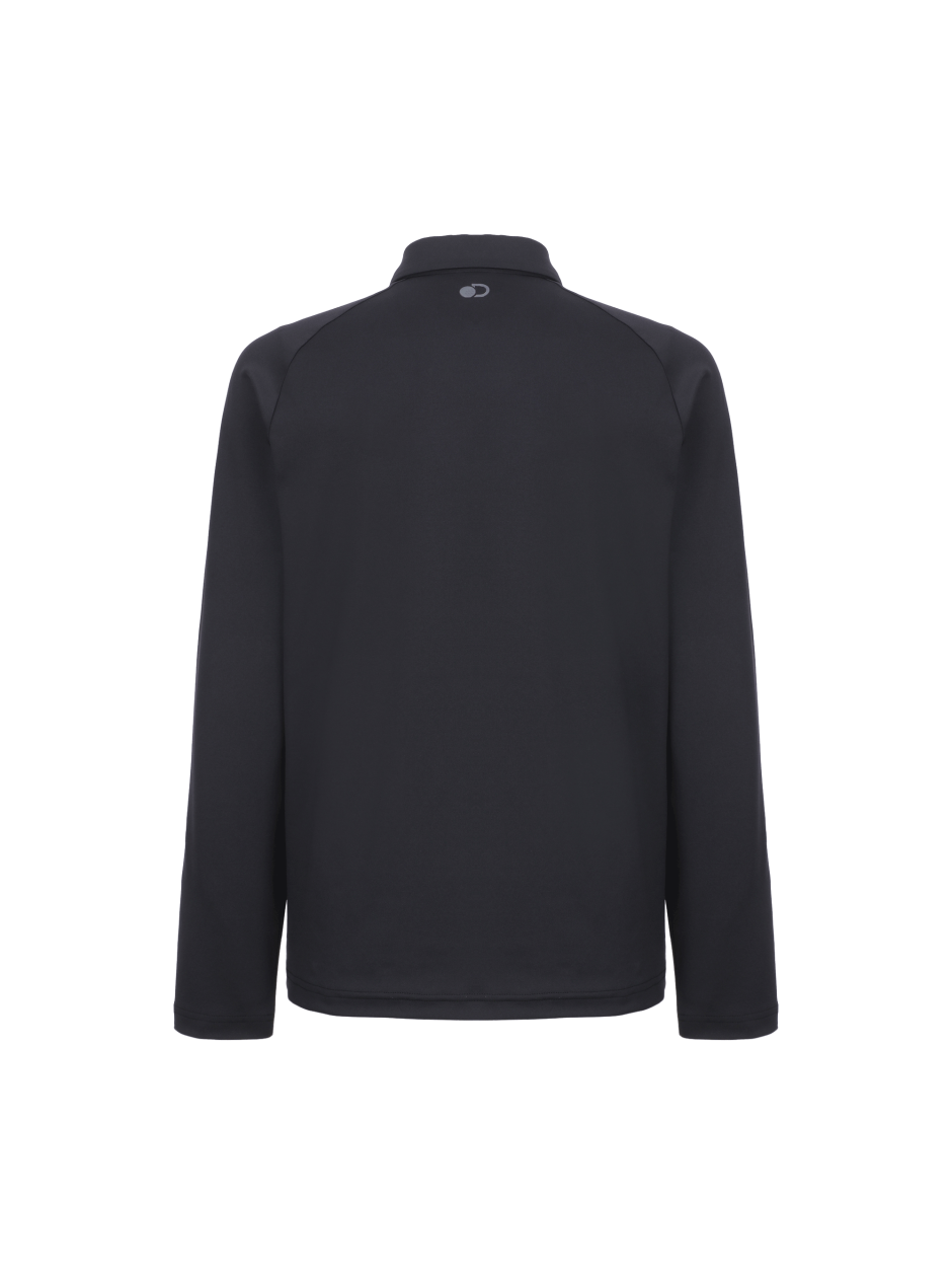 Discovery  Air Heat 長袖 有領 T恤 黑色 男