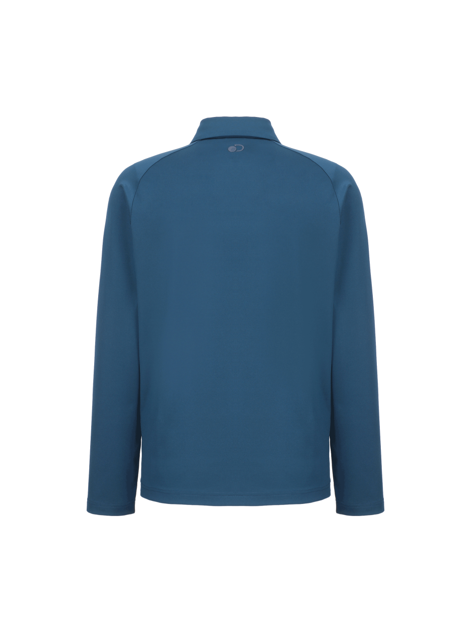 Discovery  Air Heat 長袖 有領 T恤 深藍色 男