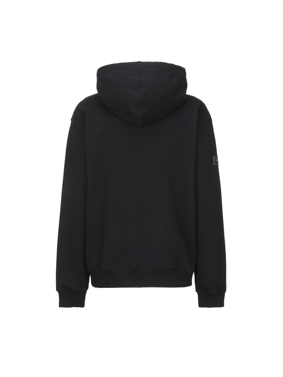 Discovery  草書刺繡LOGO 帽T 黑色 男