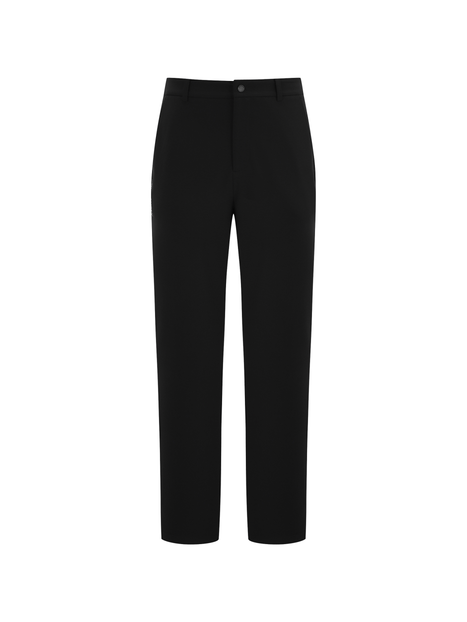 Discovery 修身半帶褲 長褲 直筒褲 舒適 黑色 男