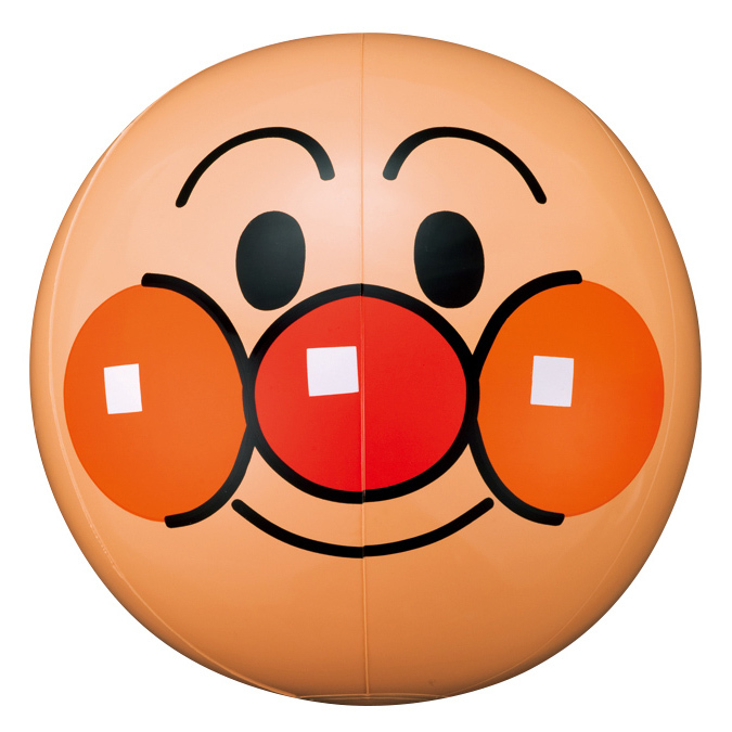 麵包超人沙灘球-麵包超人(25cm)