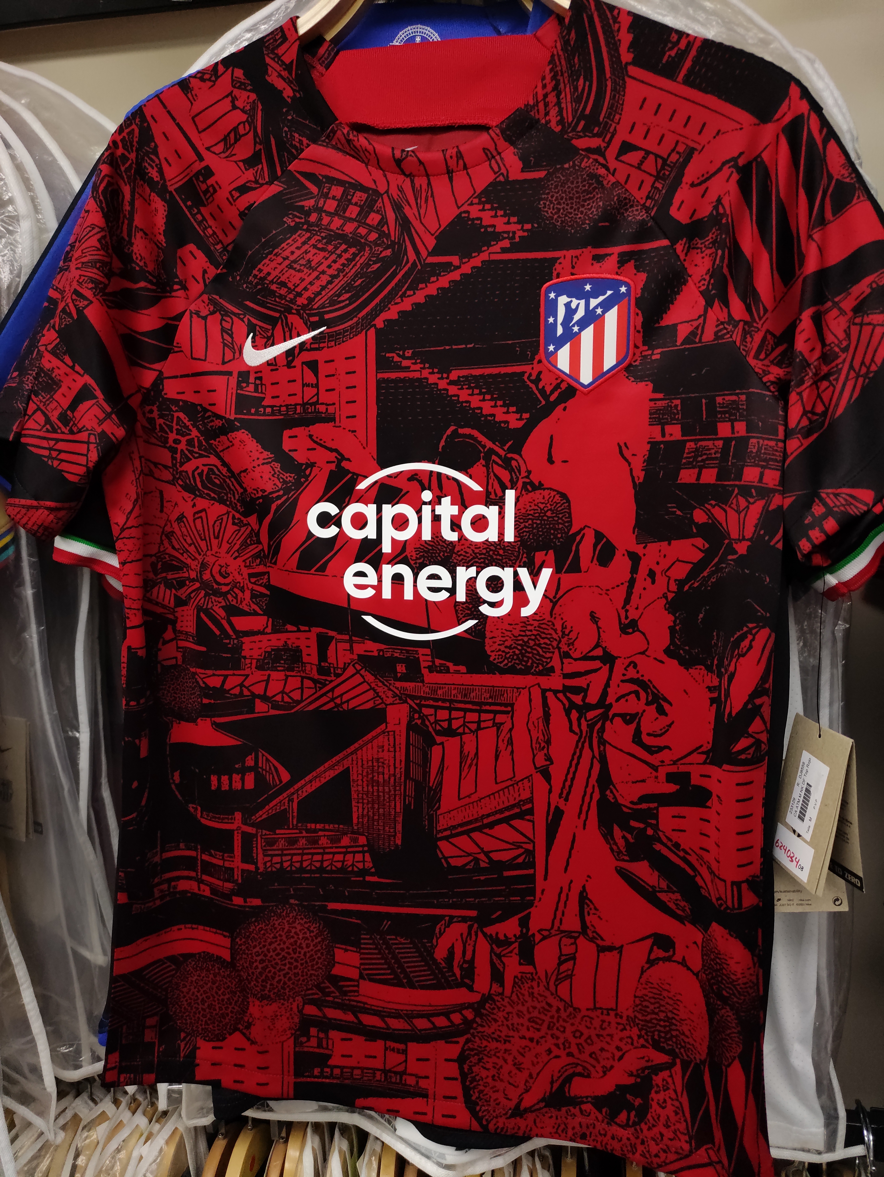 22-23馬德里體育會Pre Match球衣