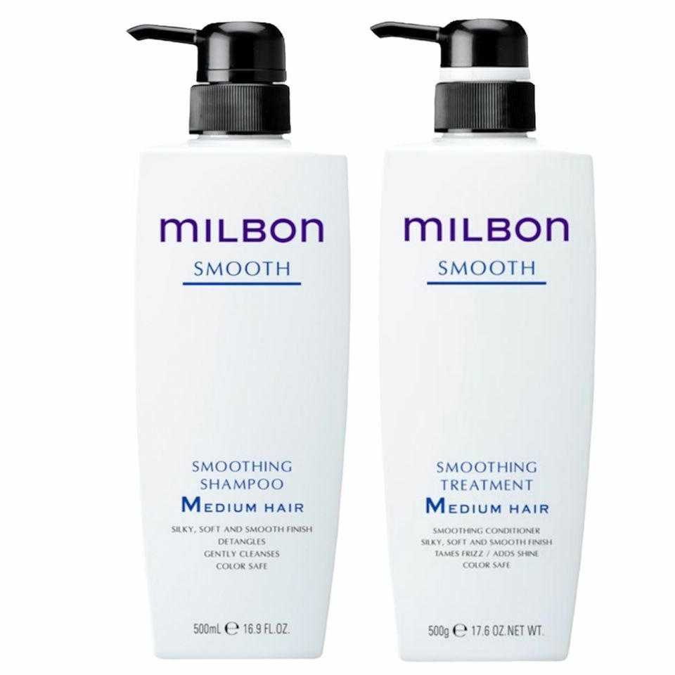 Milbon Medium Hair Smoothing 普通髮質柔順亮澤洗護套裝