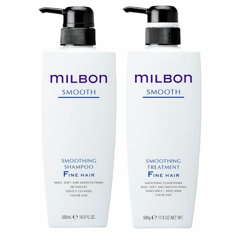 MIilbon Fine Hair Smoothing 幼軟髮質柔順亮澤洗護套裝